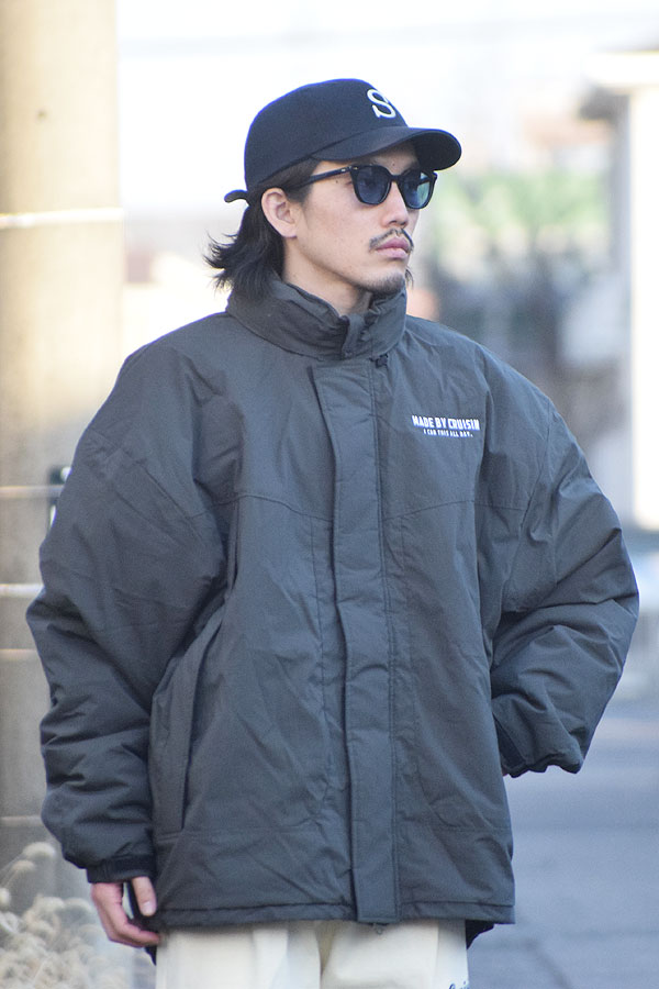 【ARTIF Original】 Cruisin' クルージン MONSTER PARKA -CHARCOAL- メンズ ジャケット モンスターパーカー 中綿ジャケット 送料無料 atfjkt