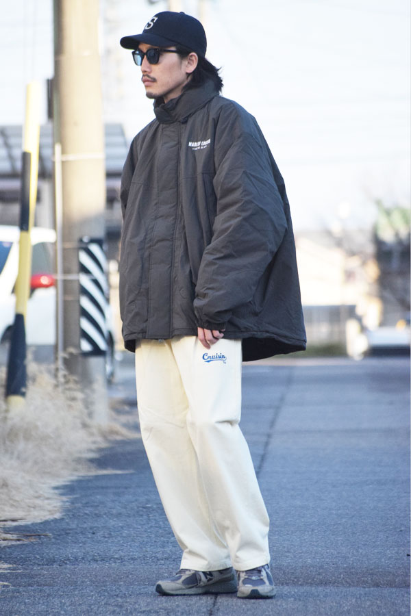 【ARTIF Original】 Cruisin' クルージン MONSTER PARKA -CHARCOAL- メンズ ジャケット モンスターパーカー 中綿ジャケット 送料無料 atfjkt