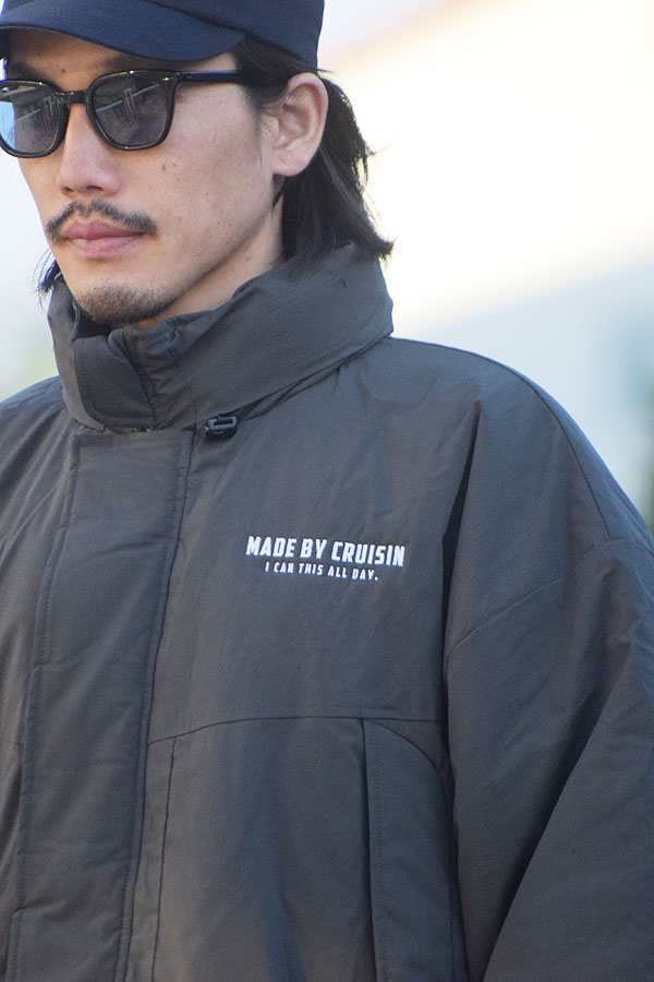 【ARTIF Original】 Cruisin' クルージン MONSTER PARKA -CHARCOAL- メンズ ジャケット モンスターパーカー 中綿ジャケット 送料無料 atfjkt