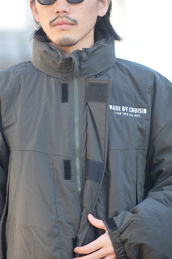 【ARTIF Original】 Cruisin' クルージン MONSTER PARKA -CHARCOAL- メンズ ジャケット モンスターパーカー 中綿ジャケット 送料無料 atfjkt