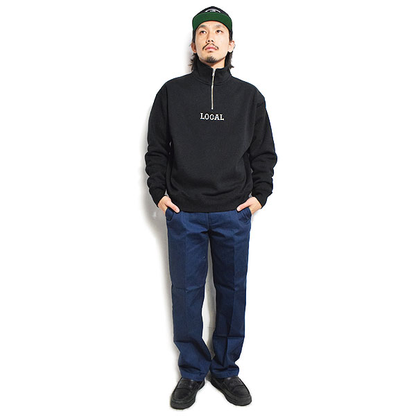 トップス CUTRATE CLASSIC LOCAL LOGO HALF ZIP CUTRATE カットレイト CLASSIC LOCAL LOGO EMBROIDERY HALF ZIP