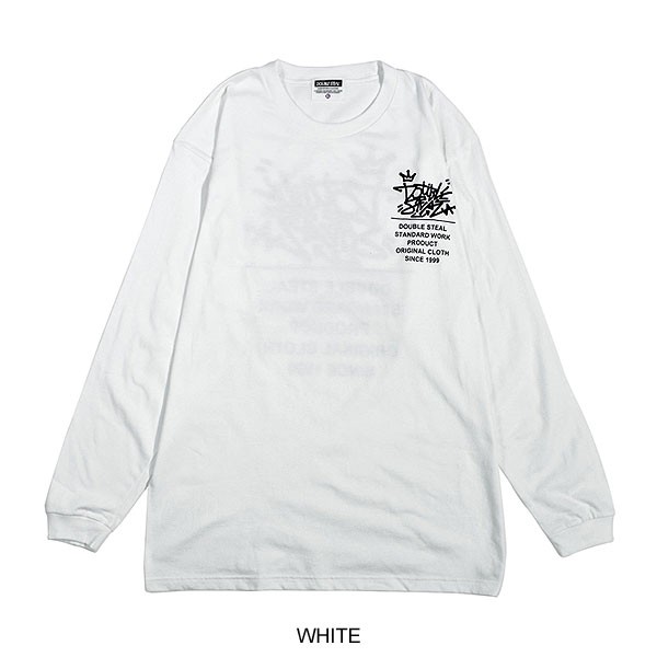 30％OFF SALE セール DOUBLE STEAL ダブルスティール Tagging Logo L/S