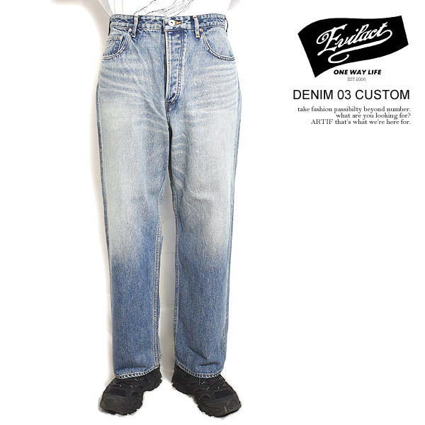 EVILACT イーブルアクト EVILACT DENIM 03 CUSTOM メンズ パンツ デニムパンツ セルビッチデニム atfptsの通販は