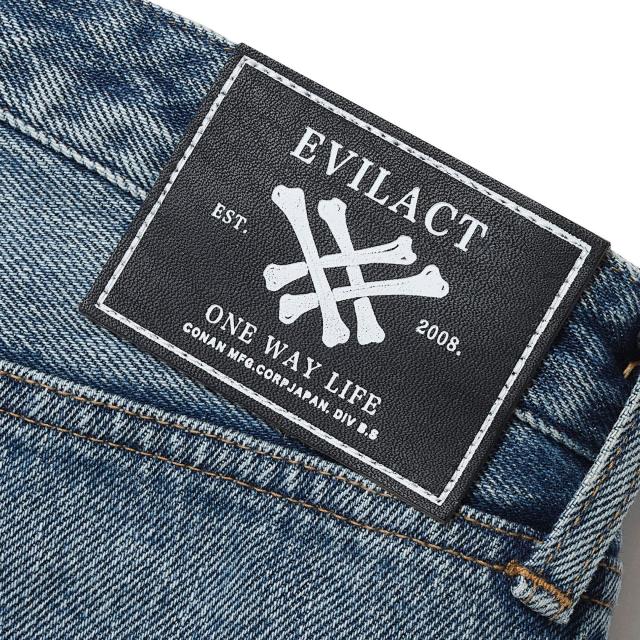 EVILACT イーブルアクト EVILACT DENIM 03 CUSTOM メンズ パンツ デニムパンツ セルビッチデニム atfpts