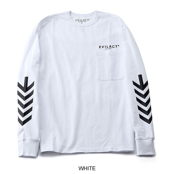 イーブルアクト ロンt evilact イーブルアクト スウェット ロンT 2点