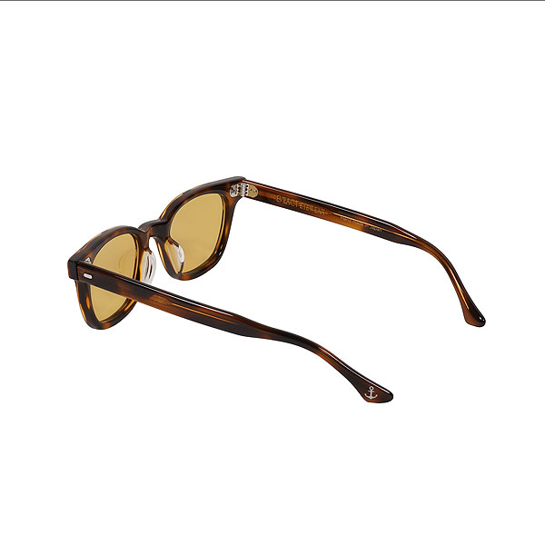 EVILACT EYEWEAR イーブルアクト アイウェア HENDERSON -COFFEE DEMI- / yellow lens メンズ サングラス atfacc