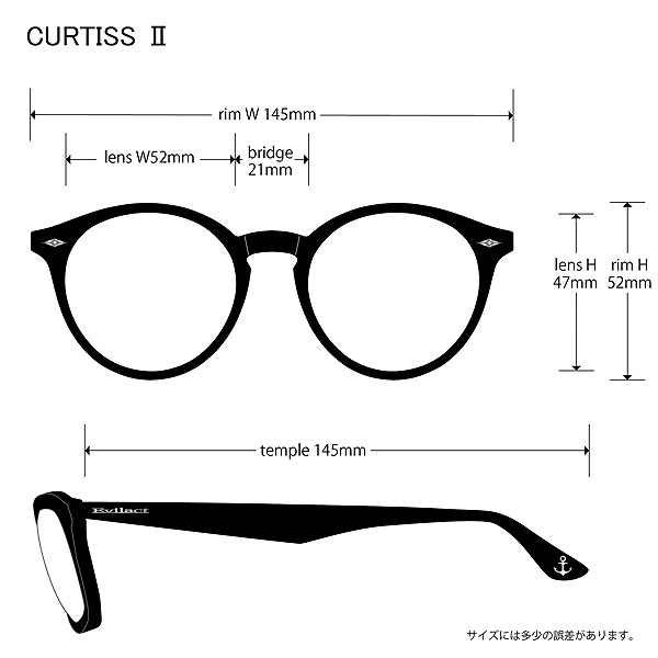 EVILACT EYEWEAR イーブルアクト アイウェア CURTISS 2 -VANILLA×A.CLEAR- / blue lens メンズ サングラス atfacc