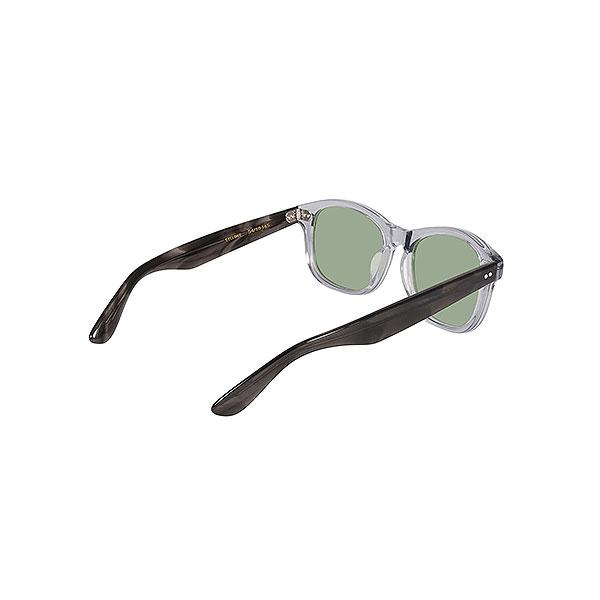 EVILACT EYEWEAR イーブルアクト アイウェア CYCLONE -GRAY CLEAR×BLACK MARBLE- / green lens サングラス バイカー atfacc