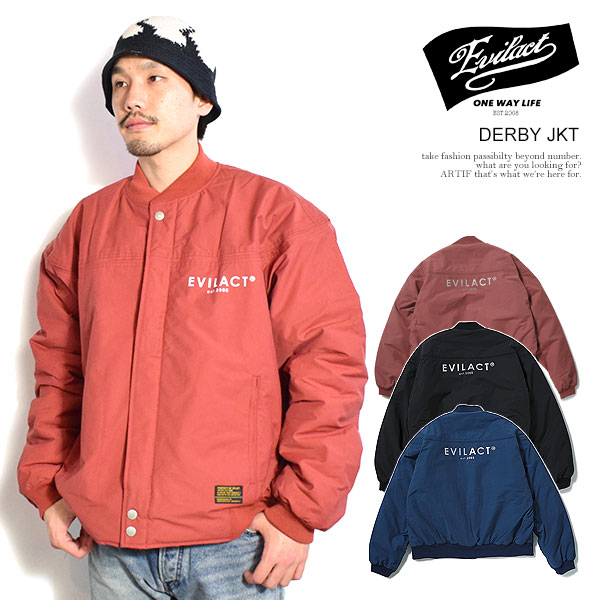 EVILACT イーブルアクト DERBY JKT メンズ ジャケット ダービージャケット オックスフォード 送料無料 ストリート atfjkt
