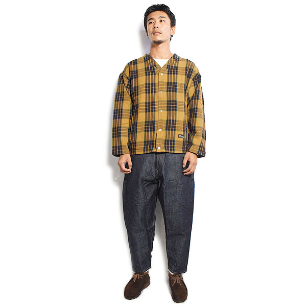 50％OFF SALE セール FAT エフエーティー FLANNOGANメンズ 長袖 スウェット カーディガン カットソー ストリート atftps