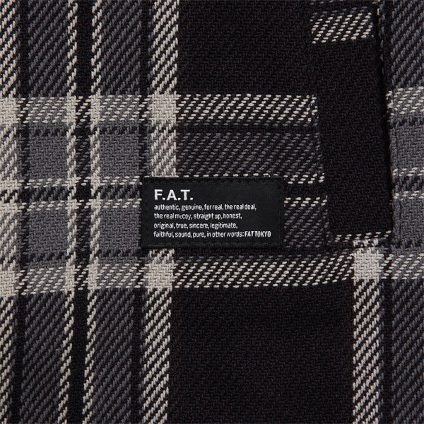 50％OFF SALE セール FAT エフエーティー FLANNOGANメンズ 長袖 スウェット カーディガン カットソー ストリート atftps
