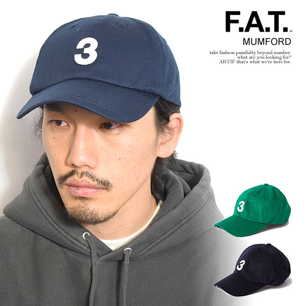 FAT エフエーティー MUMFORD メンズ キャップ スポーツキャップ 6パネル 送料無料 ストリート atfcapの通販は