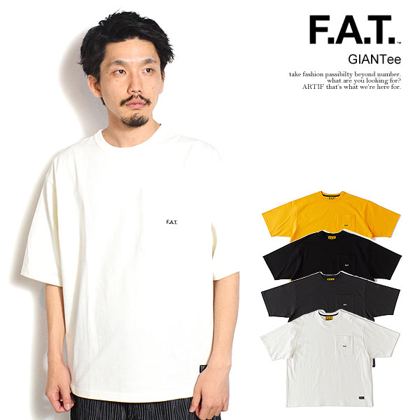 FAT エフエーティー GIANTee メンズ Tシャツ 半袖 ヘビーオンス ビッグシルエット 送料無料 ストリート atftps