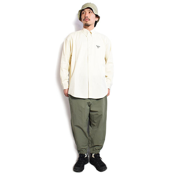 FAT エフエーティー B.D.Dee メンズ シャツ 長袖 ボタンダウンシャツ ビッグシルエット デニムシャツ 送料無料 atftps