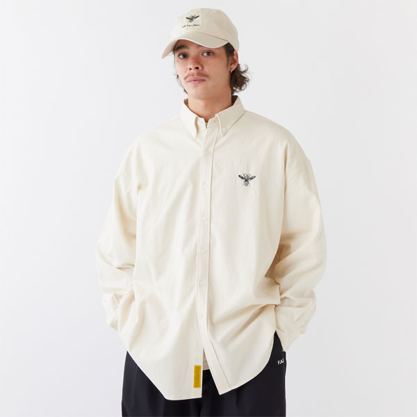 FAT エフエーティー B.D.Dee メンズ シャツ 長袖 ボタンダウンシャツ ビッグシルエット デニムシャツ 送料無料 atftps