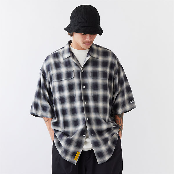 FAT ビッグシルエット　半袖シャツ FAT エフエーティー GIGALAWN メンズ シャツ 半袖シャツ ビッグ