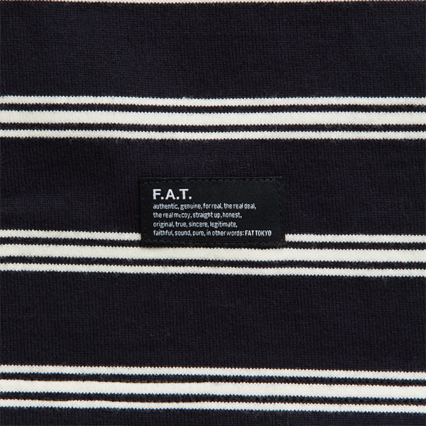 FAT エフエーティー GIGANDER メンズ Tシャツ 長袖 ロンT ボーダーT