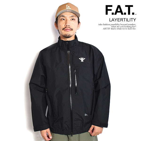 FAT エフエーティー LAYERTILITY メンズ ジャケット トラックジャケット 3レイヤー 送料無料 ストリート atfjkt