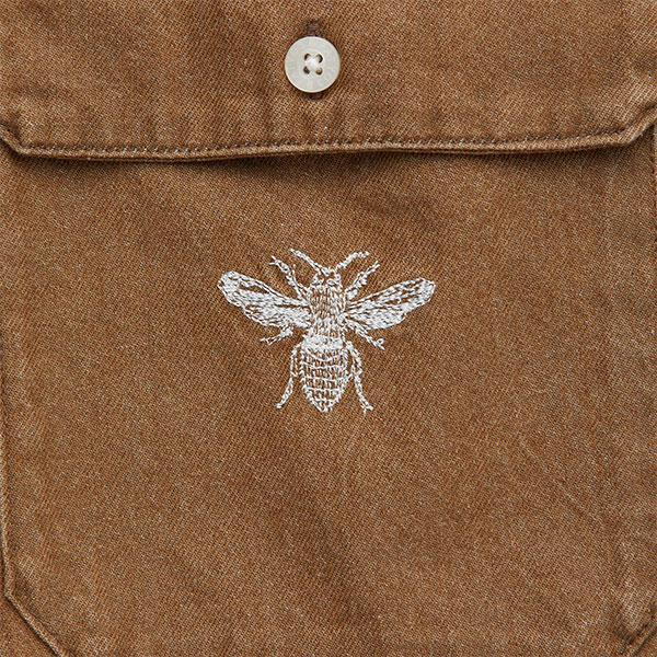 FAT エフエーティー BEEJEAN メンズ シャツ 半袖 デニムシャツ ビッグシルエット ワークシャツ 送料無料 ストリート atftps_3