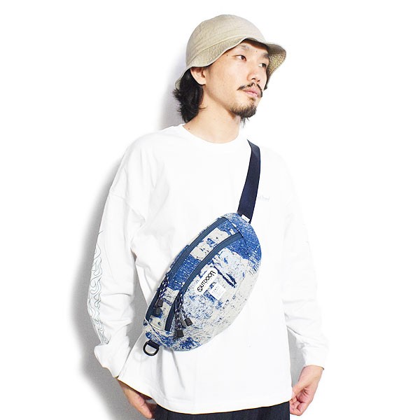 FDMTL ファンダメンタル OUTDOOR PRODUCTS JAQUARD WAIST BAG メンズ