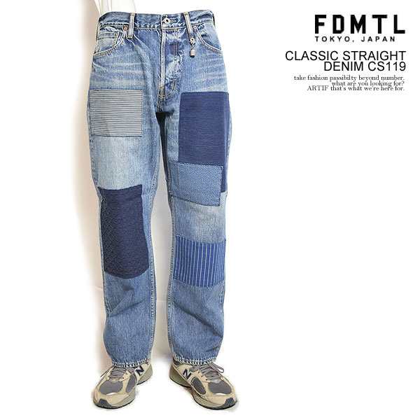 FDMTL ファンダメンタル CLASSIC STRAIGHT DENIM CS119 メンズ パンツ デニム インディゴ デニムパンツ atfpts