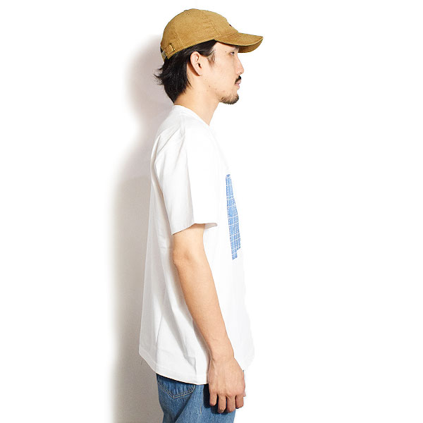 FDMTL ファンダメンタル PATCHWORK TEE -WHITE- メンズ Tシャツ 半袖 パッチワーク インディゴ atftpsの通販は