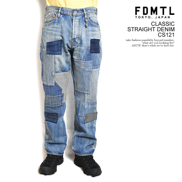 FDMTL ファンダメンタル CLASSIC STRAIGHT DENIM CS121 メンズ パンツ デニム デニムパンツ インディゴ atfptsの通販は