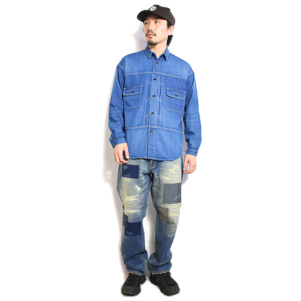 FDMTL ファンダメンタル CLASSIC STRAIGHT DENIM CS126 メンズ パンツ デニム デニムパンツ インディゴ atfpts_5