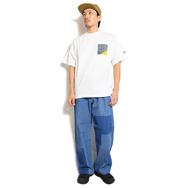 FDMTL ファンダメンタル PATCHWORK WIDE PANTS 3YR WASH パンツ デニム 