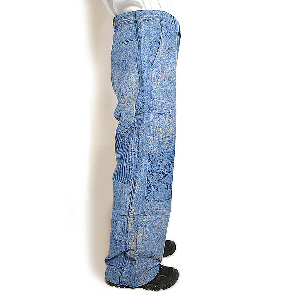 FDMTL ファンダメンタル BORO JAQUARD WIDE PANTS 3YR WASH メンズ パンツ デニム インディゴ パッチワーク 刺し子 atfpts_1