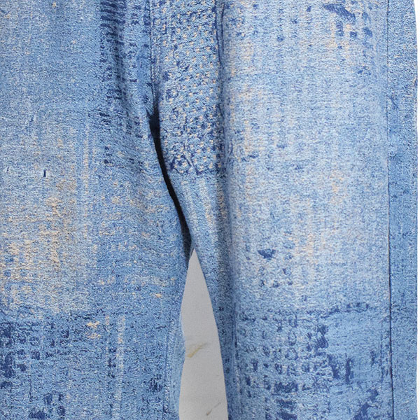 FDMTL ファンダメンタル BORO JAQUARD WIDE PANTS 3YR WASH メンズ パンツ デニム インディゴ パッチワーク 刺し子 atfpts_4