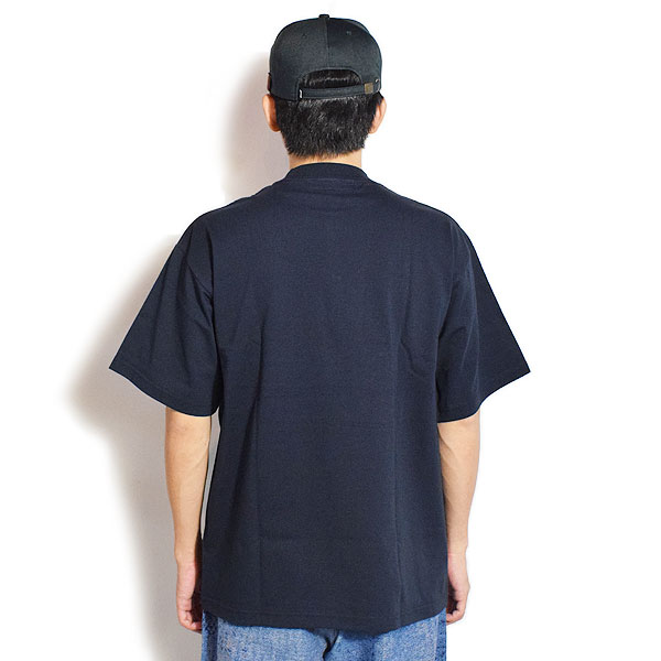 FDMTL ファンダメンタル BORO EMBROIDERED TEE -NAVY- メンズ Tシャツ 半袖Tシャツ 襤褸 送料無料 ストリート atftps