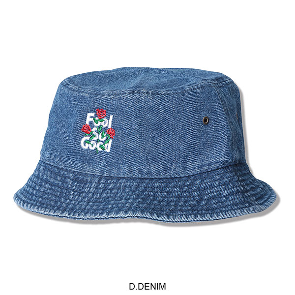 2024 夏 先行予約 6月上旬〜中旬入荷予定 Fool So Good フールソーグッド FSG ROSE BUCKET HAT メンズ ハット キャンセル不可 atfcap