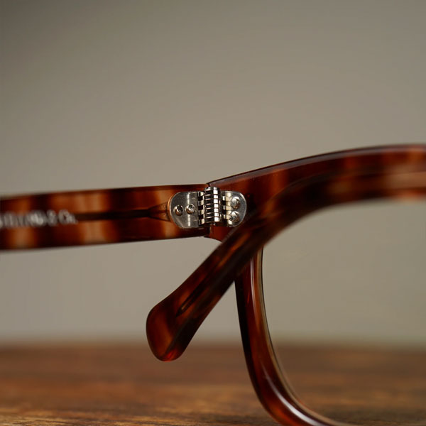 GLAD HAND×丹羽雅彦 グラッドハンド FAMILY CREST WELLINGTON - GLASSES -AMBER- メンズ サングラス ウェリントン atfacc