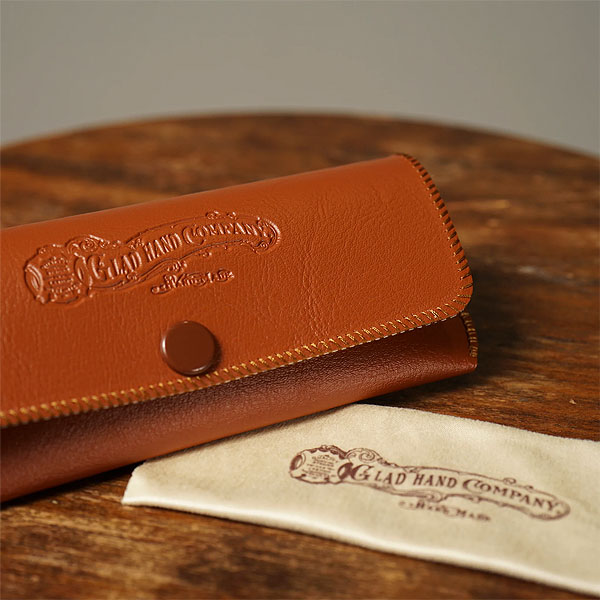 GLAD HAND×丹羽雅彦 グラッドハンド FAMILY CREST WELLINGTON - GLASSES -BROWN- メンズ サングラス ウェリントン atfacc