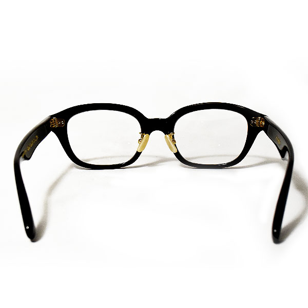 丹羽雅彦×GLAD HAND 丹羽雅彦×グラッドハンド J-IMMY GLASSES ORNAMENT "GOLD" -BLACK- メンズ サングラス atfacc