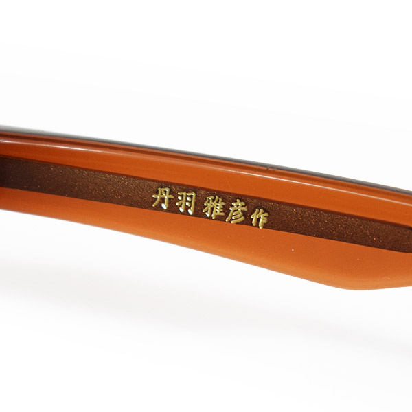 丹羽雅彦×GLAD HAND 丹羽雅彦×グラッドハンド J-IMMY GLASSES ORNAMENT "GOLD" -BROWN- メンズ サングラス atfacc