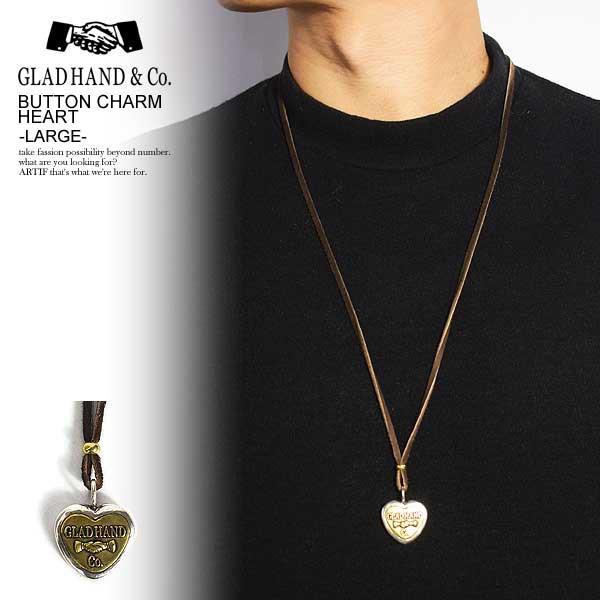 Glad Hand グラッドハンド Button Charm Heart Large メンズ ネックレス チャーム コンチョ 送料無料 ストリート Gladhand Atfaccの通販はau Pay マーケット Artif アーティフ