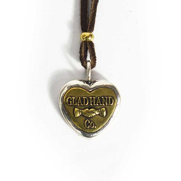GLAD HAND グラッドハンド BUTTON CHARM HEART -LARGE- メンズ ネックレス チャーム コンチョ 送料無料 ストリート gladhand atfacc_1
