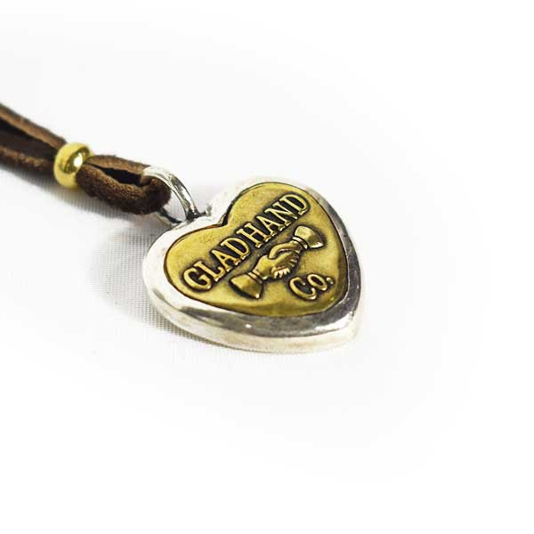 GLAD HAND グラッドハンド BUTTON CHARM HEART -LARGE- メンズ ネックレス チャーム コンチョ 送料無料 ストリート  gladhand atfacc｜au PAY マーケット