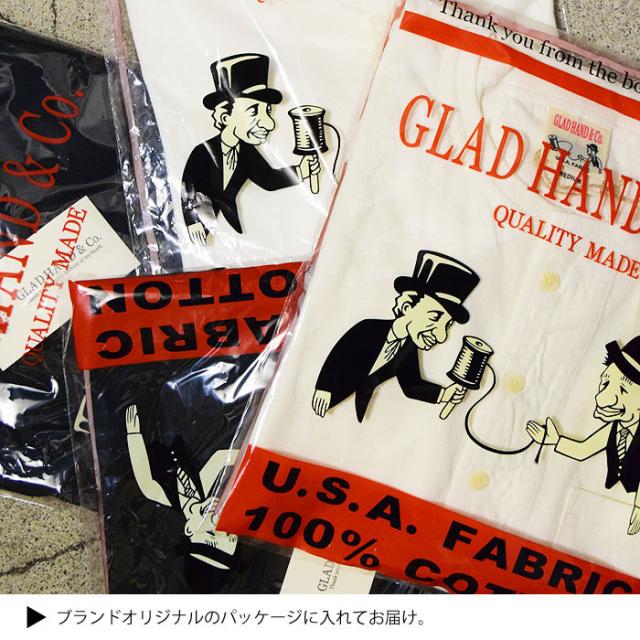 GLAD HAND グラッドハンド THICK HENRY L/S T-SHIRTS -WHITE- メンズ Tシャツ 長袖 ロンT ヘンリーネック ストリート atftps