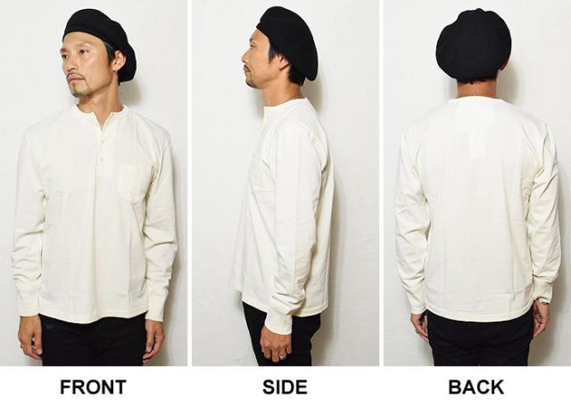 GLAD HAND グラッドハンド STANDARD HENLEY POCKET L/S T-SHIRTS