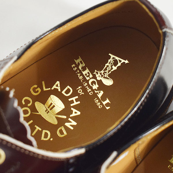 GLAD HAND×REGAL グラッドハンド×リーガル SADDLE-SHOES -BLACK/BROWN- サドルシューズ コラボ レザー 送料無料 atfacc