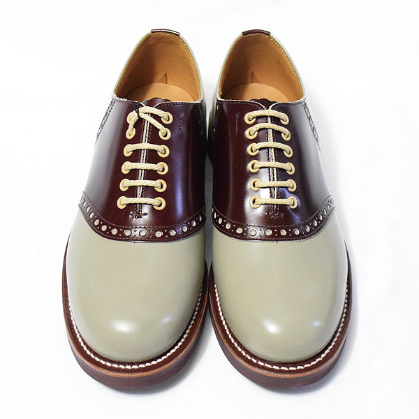 GLAD HAND×REGAL グラッドハンド×リーガル SADDLE-SHOES -GRAY/BROWN- メンズ サドルシューズ ストリート 送料無料 gladhand atfacc