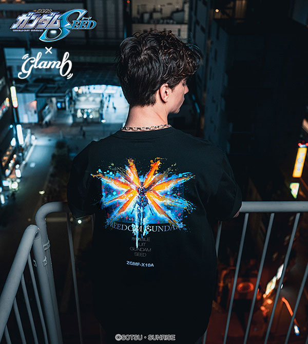 glamb×STRICT-G 『機動戦士ガンダムSEED』先行予約 4月下旬〜入荷予定 glamb グラム Freedom Gundam T-Shirt atftpsの通販は 7,115円