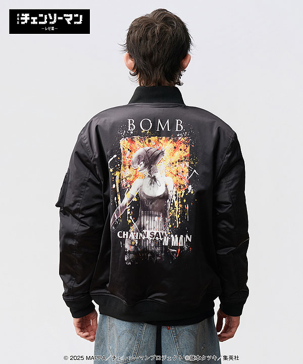 glamb×劇場版『チェンソーマン レゼ篇』glamb グラム Bomb Bomber Jacket atfjkt_9