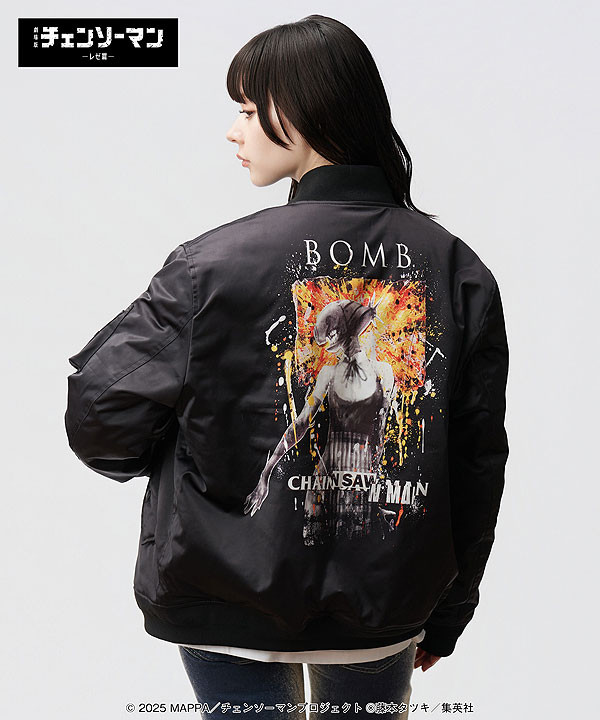 glamb×劇場版『チェンソーマン レゼ篇』glamb グラム Bomb Bomber Jacket atfjkt_10