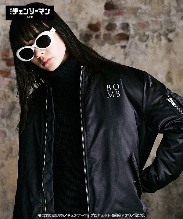 glamb×劇場版『チェンソーマン レゼ篇』glamb グラム Bomb Bomber Jacket atfjkt_11