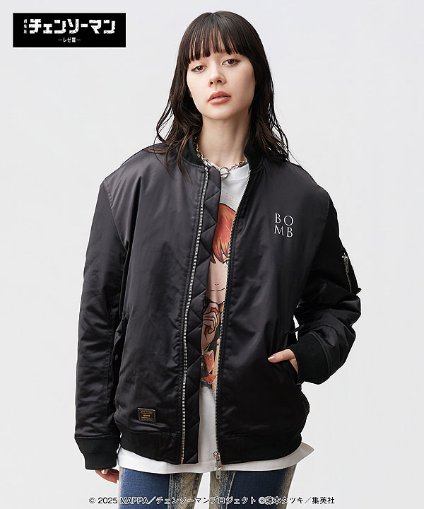 glamb×劇場版『チェンソーマン レゼ篇』glamb グラム Bomb Bomber Jacket atfjkt_2