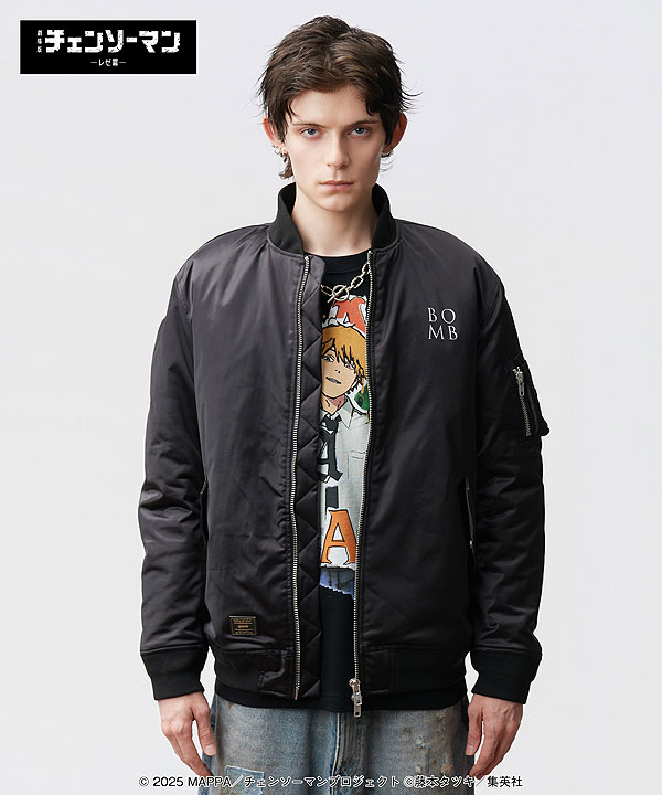 glamb×劇場版『チェンソーマン レゼ篇』glamb グラム Bomb Bomber Jacket atfjkt_3